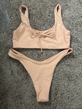 Blush Pink Two-Piece Bikini Set